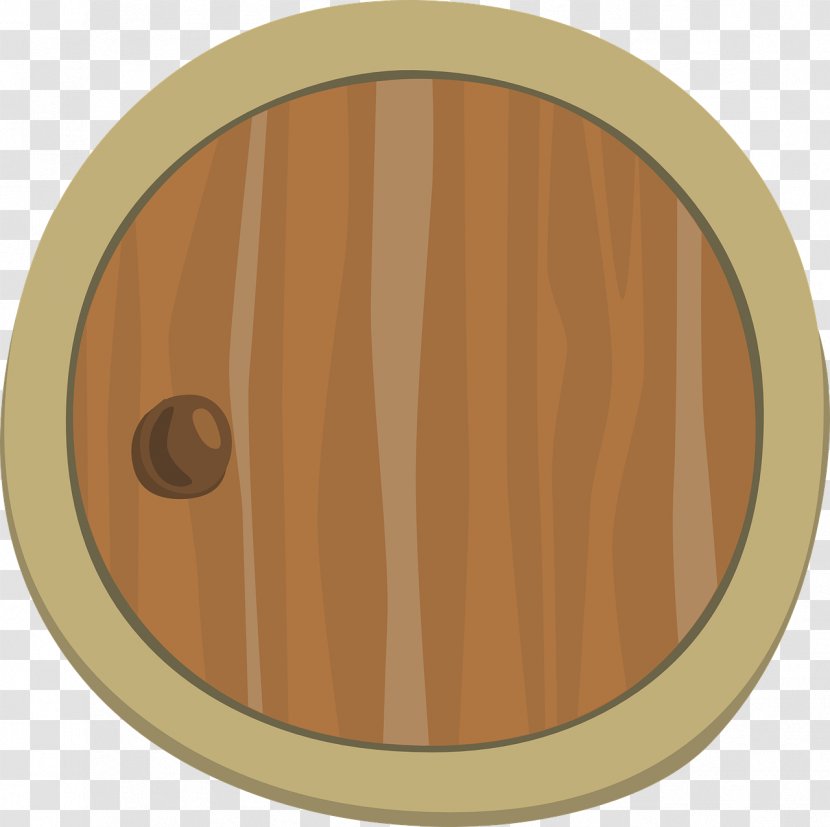 Wood Circle Door - Oval Transparent PNG