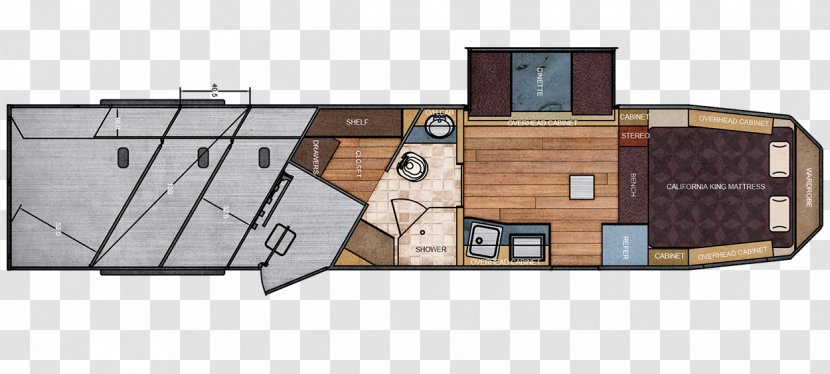 Floor Plan Horse & Livestock Trailers House - Closet Transparent PNG