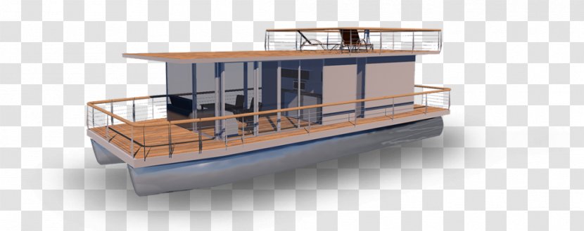 Yacht Houseboat Pontoon Building - Scamp Transparent PNG