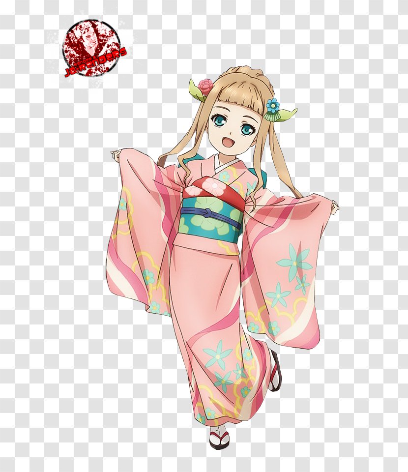 Tales Of Asteria Kimono 書き下ろし Costume - Cartoon - Frame Transparent PNG