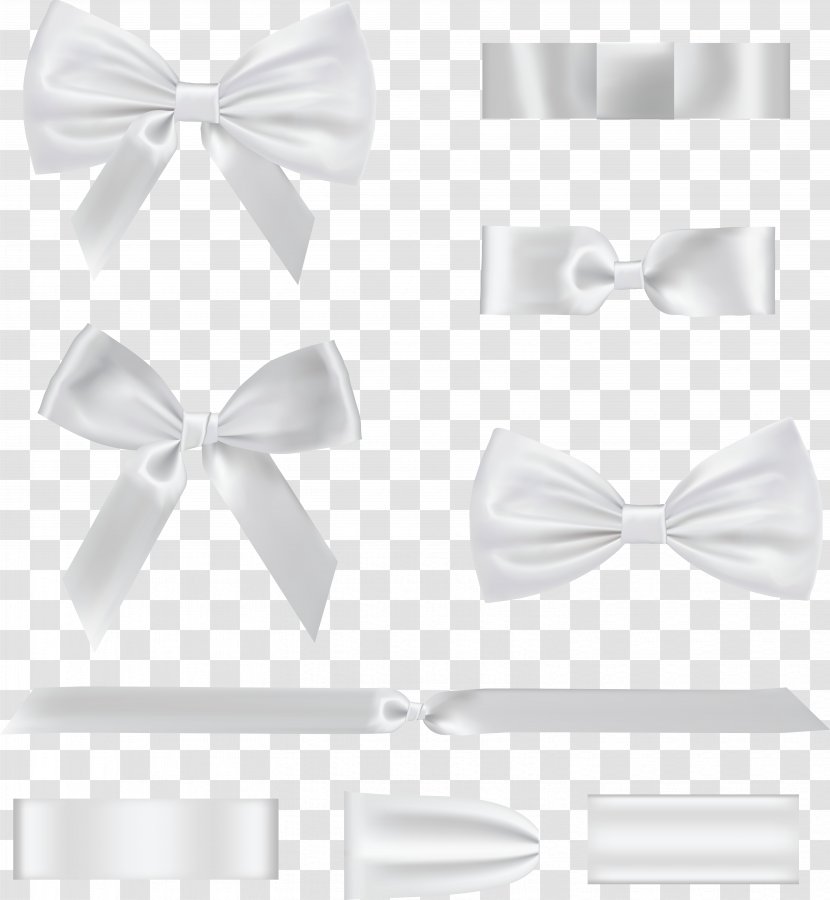 White Bow - Tie Transparent PNG
