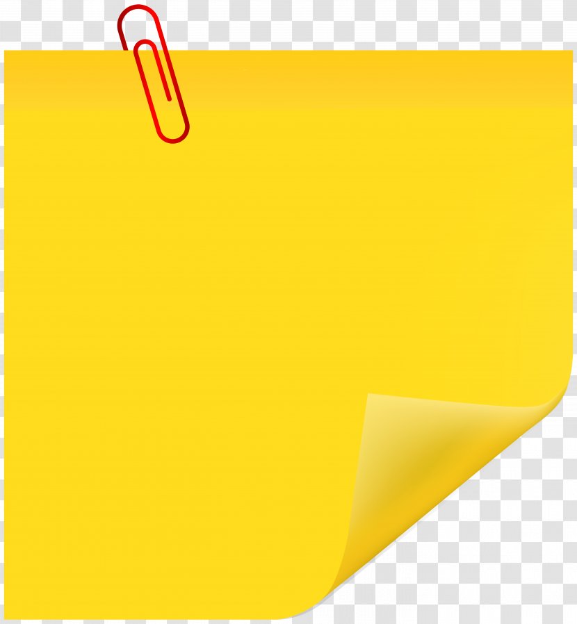 Rectangle Brand - Orange - Sticky Notes Transparent PNG