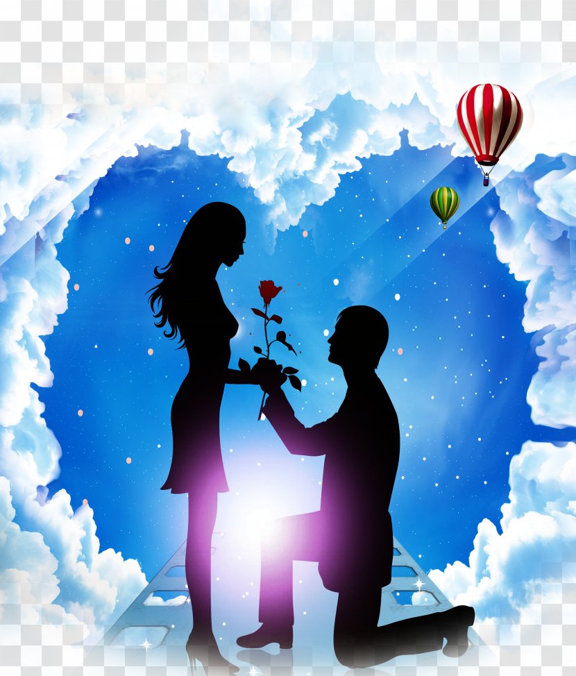 Qixi Festival Poster - Friendship - Tanabata Couple Transparent PNG