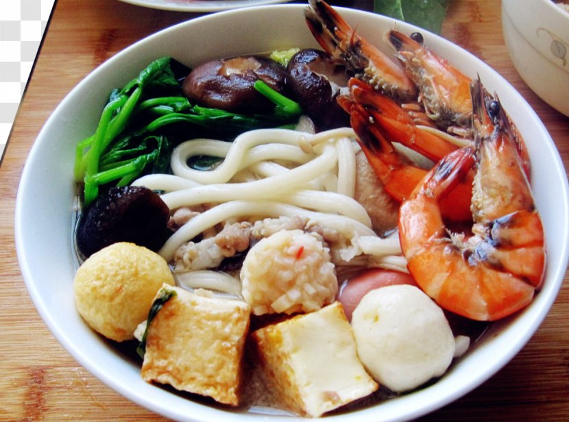 Kagawa Prefecture Japanese Cuisine Instant Noodle Seafood Matcha - Lobster Mushroom Udon Material Transparent PNG