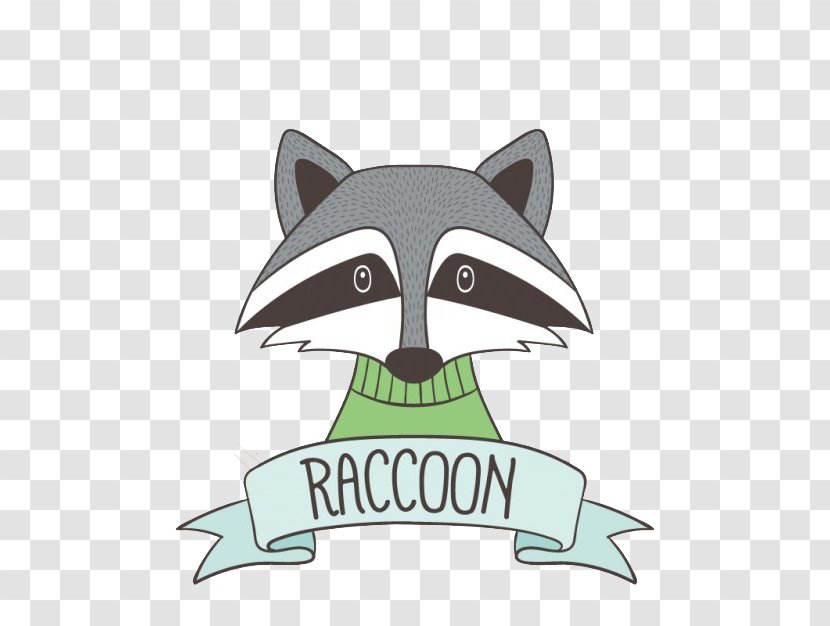 Raccoon Squirrel T-shirt Clip Art - Poster - Cartoon Fox Transparent PNG