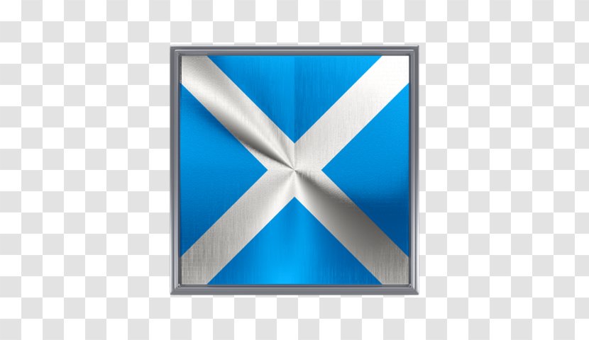 Throw Pillows Flag Of Scotland - Metal Square Transparent PNG