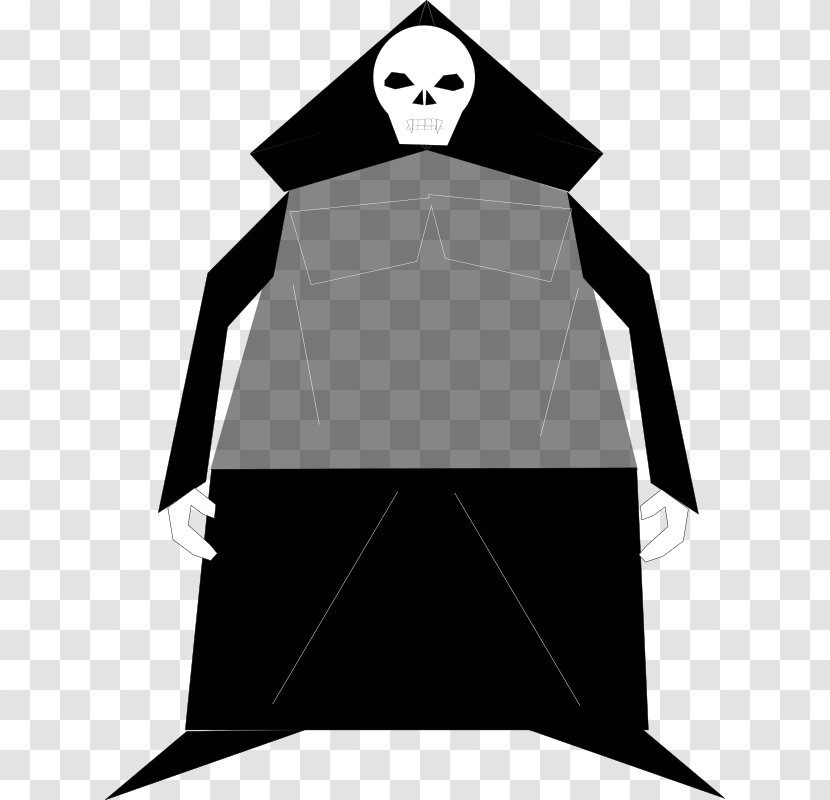 Black Silhouette Character White Clip Art Transparent PNG