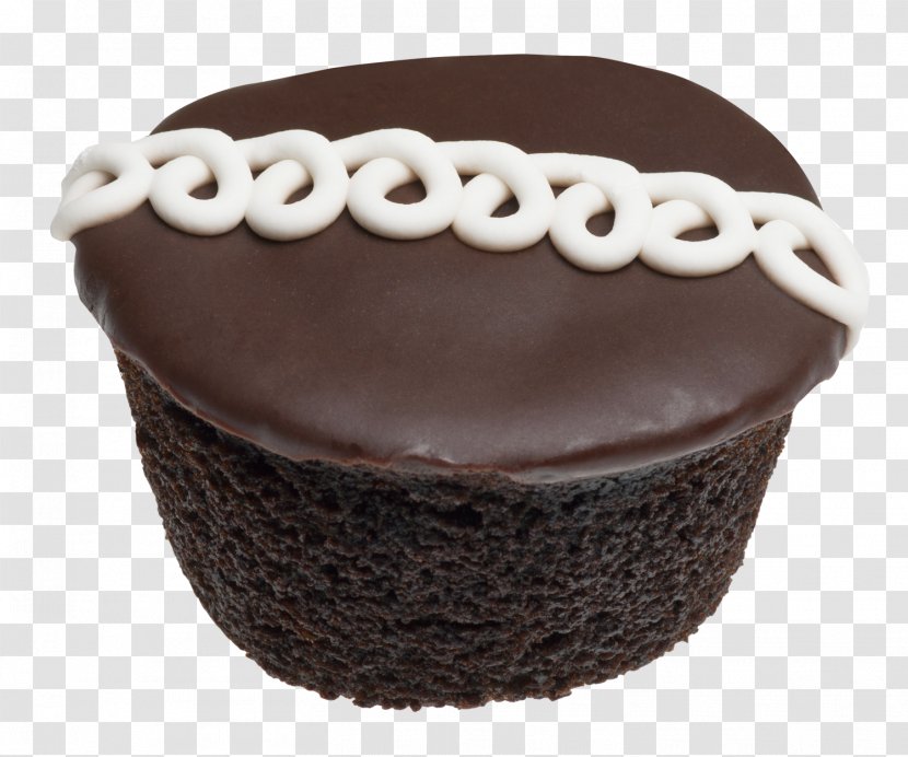 Cupcake Muffin Ganache Chocolate Cake Brownie Transparent PNG
