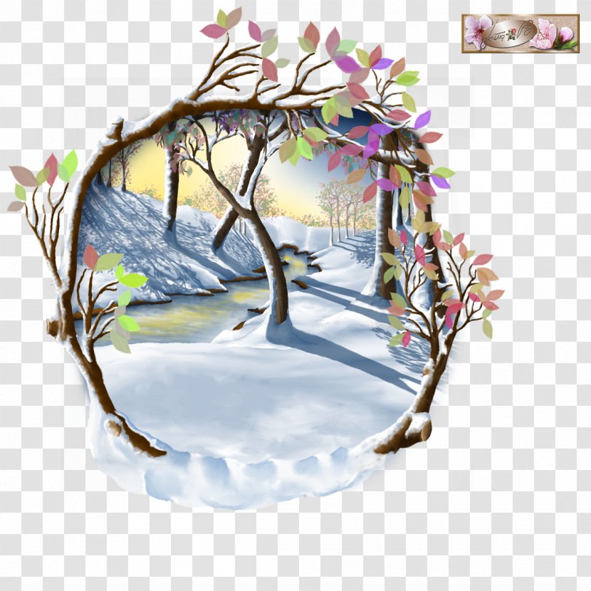 Tree Twig Picture Frames Flower - Branch - Fantasy World Transparent PNG
