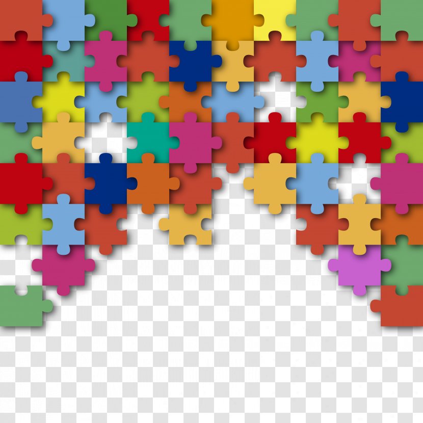 Jigsaw Puzzle Color - Triangle - Elements Transparent PNG