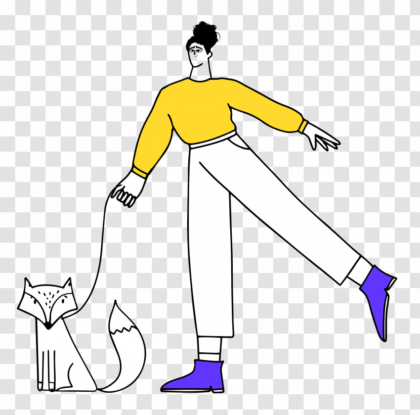 Walking The Fox Transparent PNG