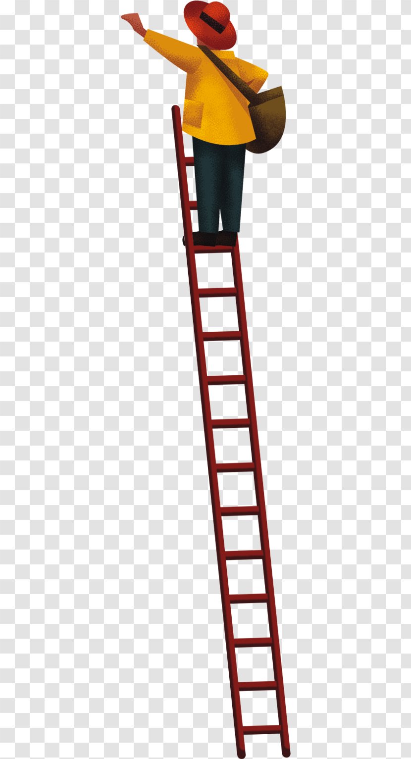 Vecteur - Button - Climb The Ladder Boy Transparent PNG