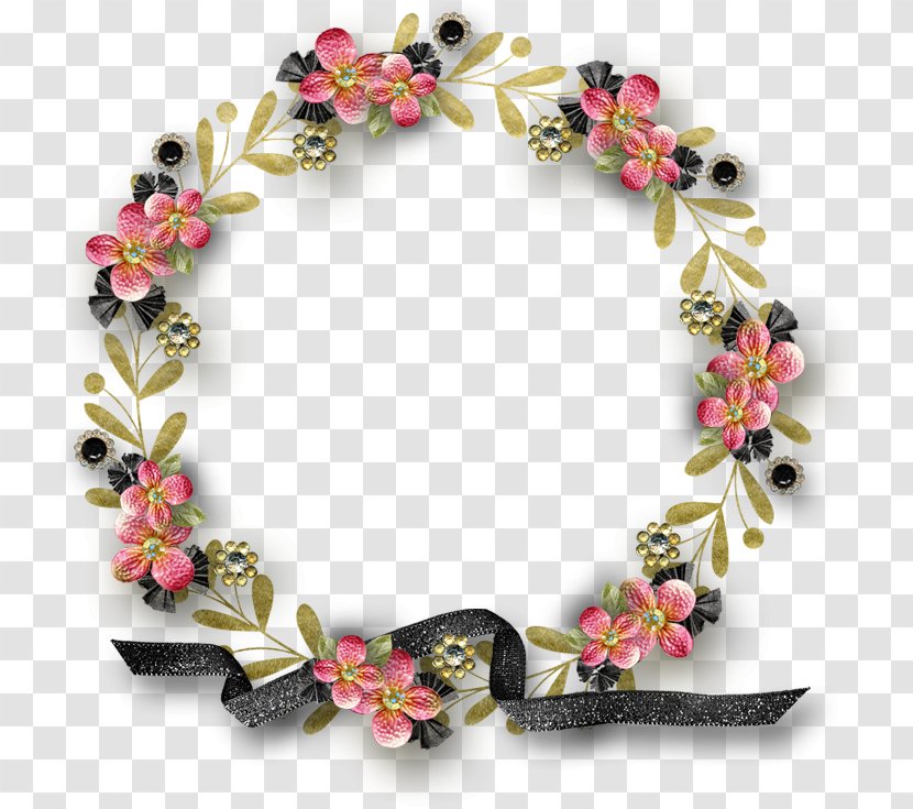 Flower Floral Design Wreath Jewellery Headpiece - Clothing Accessories - Garland Frame Transparent PNG