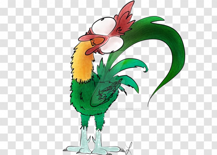 Hei The Rooster YouTube Fan Art - Bird - Moana Transparent PNG