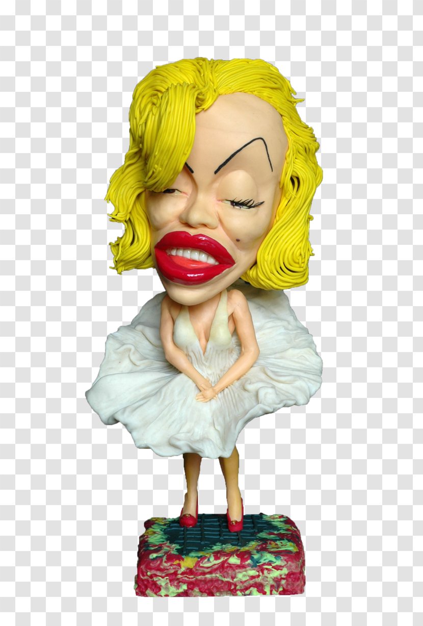 Bulgaria Caricature Sculpture Art Wig - Marilyn Monroe Transparent PNG