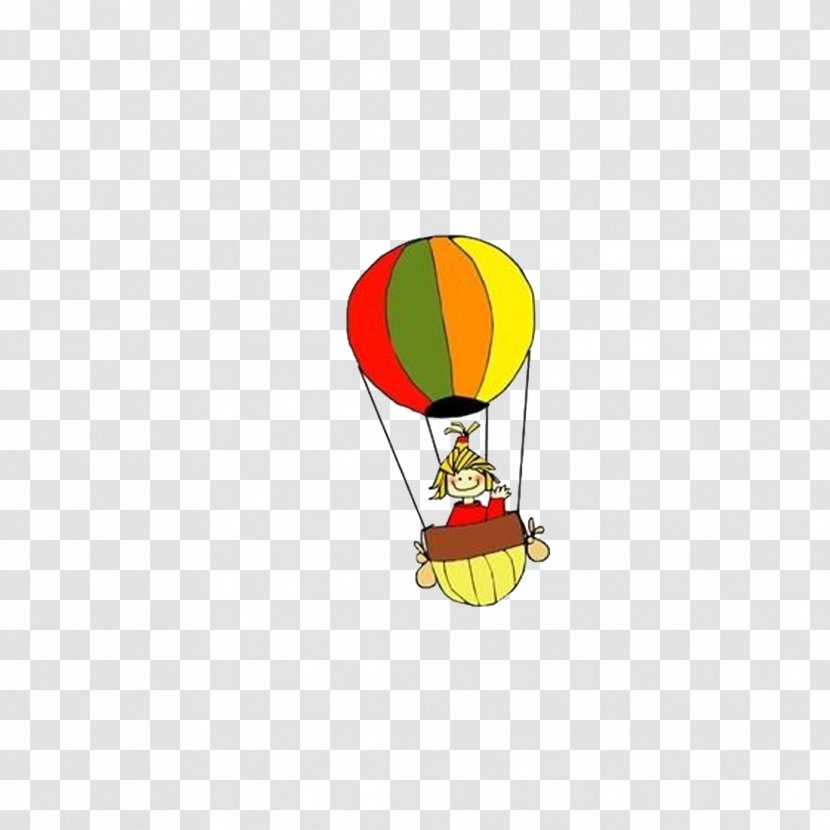Hot Air Ballooning - Cartoon - Balloon Transparent PNG