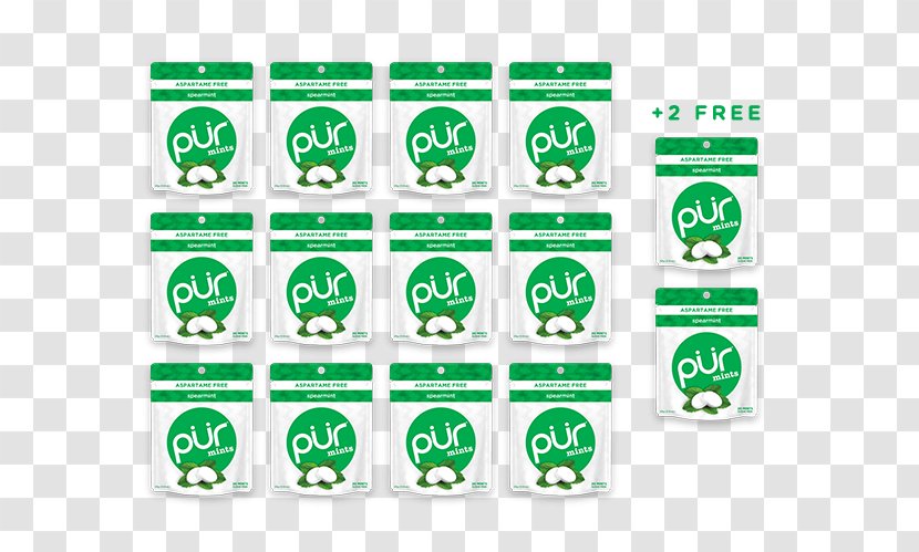 Pur Chewing Gum Mojito Co Pig - Number - BUY 2 GET 1 FREE Transparent PNG