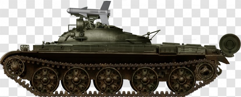 Main Battle Tank IT-1 T-62 Missile - Armored Car Transparent PNG