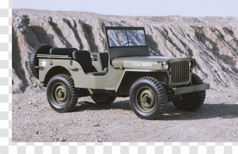 Willys MB Jeep Truck Car Wrangler - Willysoverland Jeepster Transparent PNG