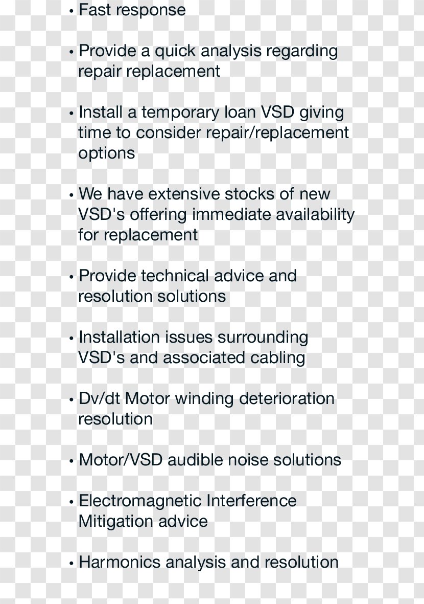 Adjustable-speed Drive Variable Frequency & Adjustable Speed Drives Transmission Service Document - Text Transparent PNG