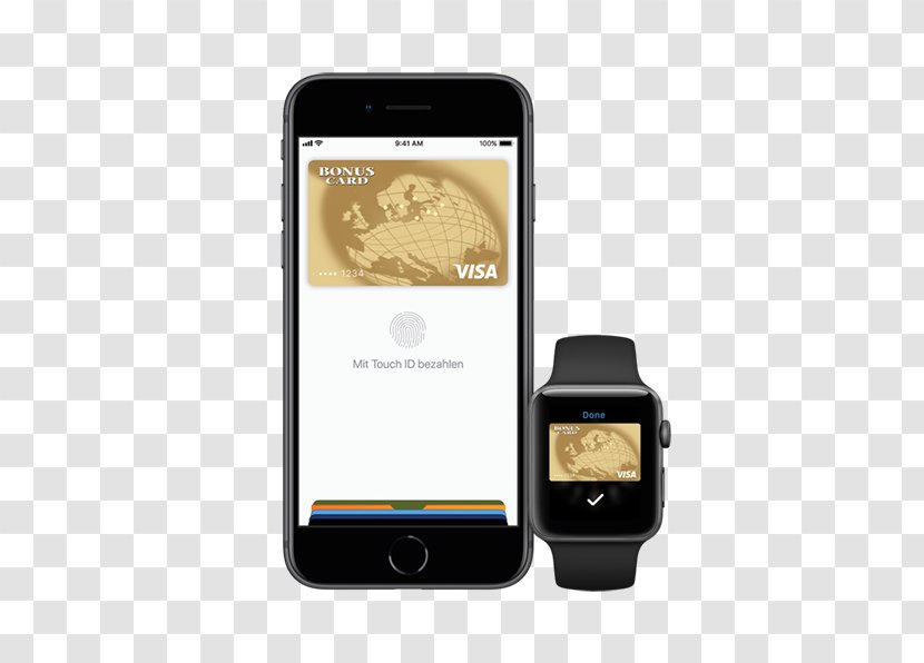 Apple Pay Payment Service Wallet - Portable Communications Device - Applewatch Transparent PNG