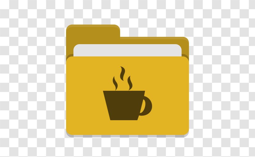 Directory Yellow - Computer - Rectangle Drinkware Transparent PNG