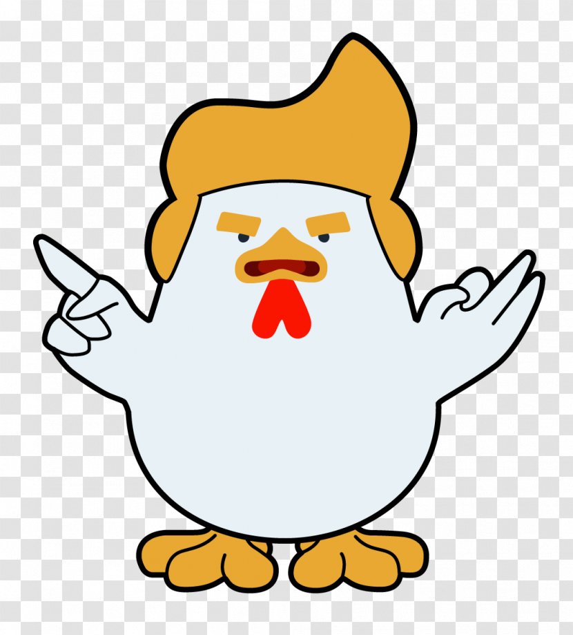 Chicken As Food Presidency Of Donald Trump Fingers United States - Artwork Transparent PNG