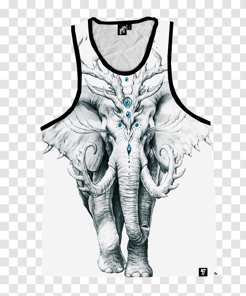 Drawing Art T-shirt Painting - Tree - Elephant God Festival Transparent PNG