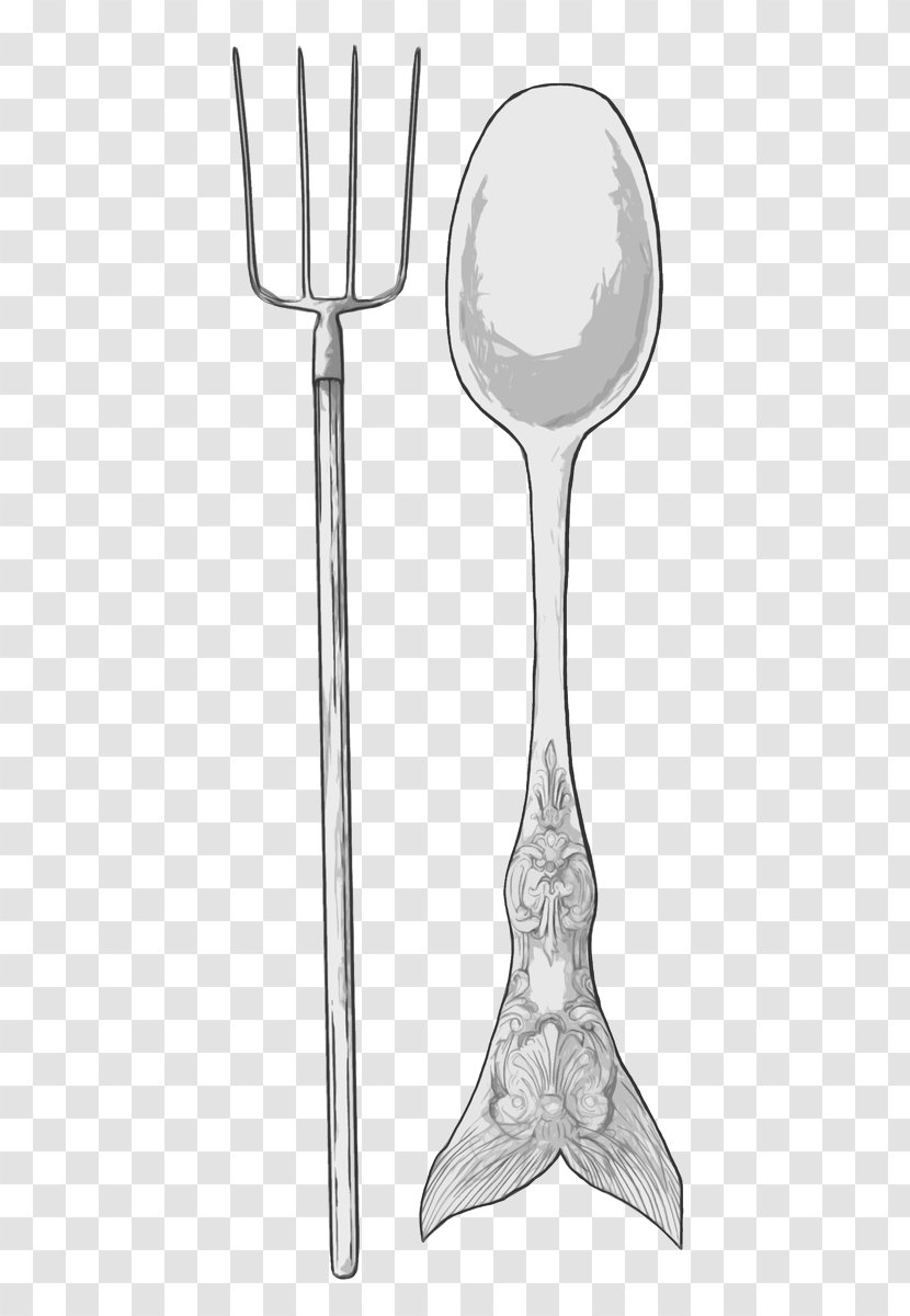 White - Cutlery - Powder Spoon Transparent PNG