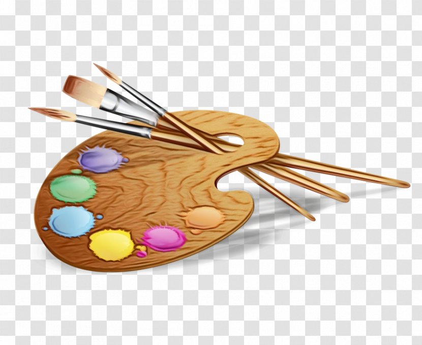 Paint Brush Cartoon - Finger Food Leonardo Da Vinci Transparent PNG