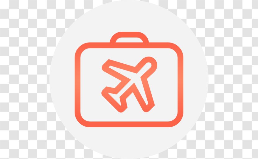 Airplane Aircraft Flight Air Travel - Red - Airline Ticket Transparent PNG