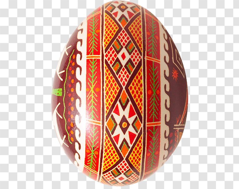 Pysanka Easter Egg Ukraine - Orange Transparent PNG