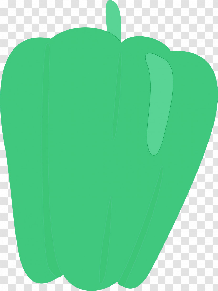 Green Bell Pepper Leaf Capsicum Plant Transparent PNG