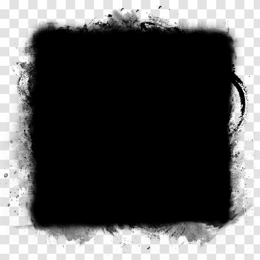 Picture Cartoon - Digital Art - Rectangle Blackandwhite Transparent PNG