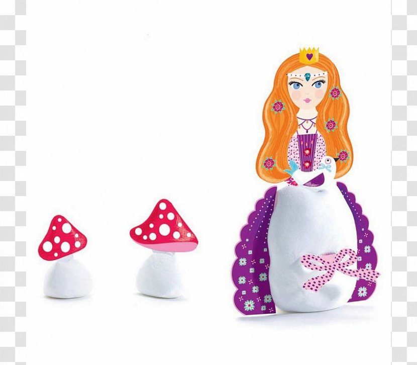 Pasta Djeco Pâte Clay & Modeling Dough - Princess - Doll Transparent PNG