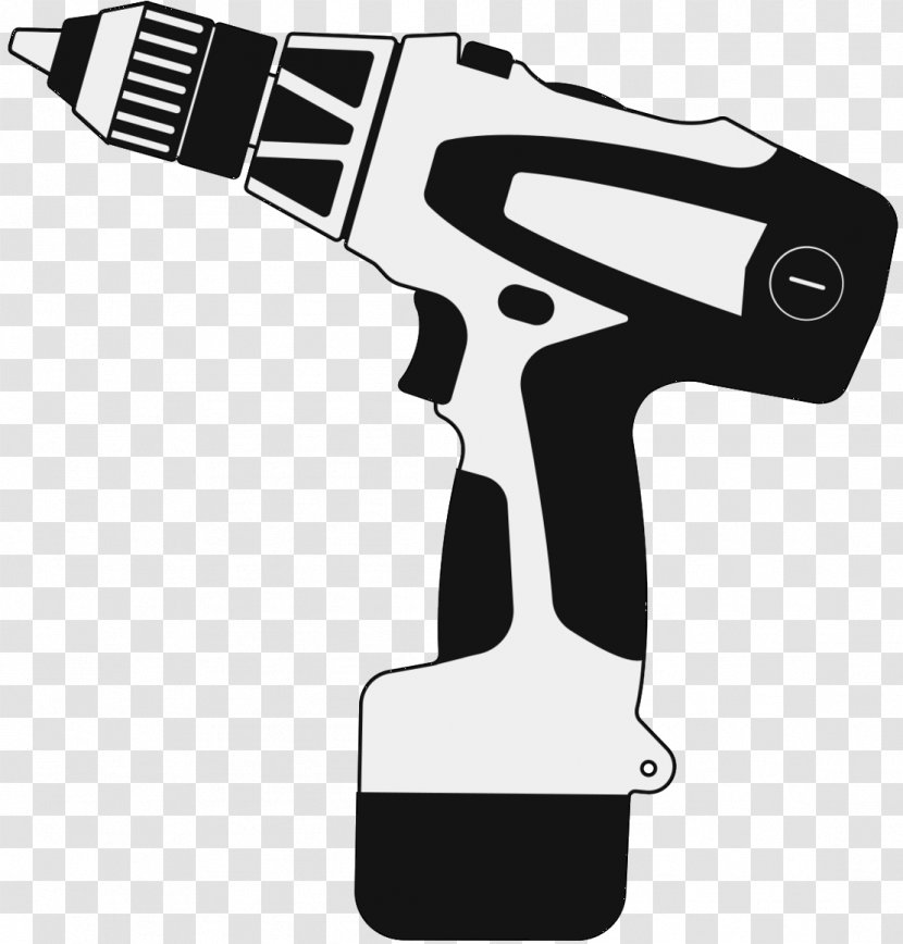 Black & White - Impact Wrench - M Product Design Line Angle Transparent PNG