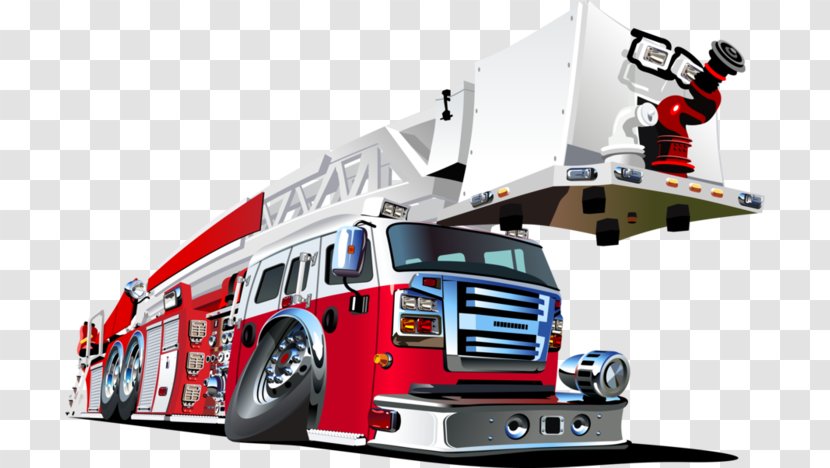 Fire Engine Royalty-free - Cartoon - Department Transparent PNG