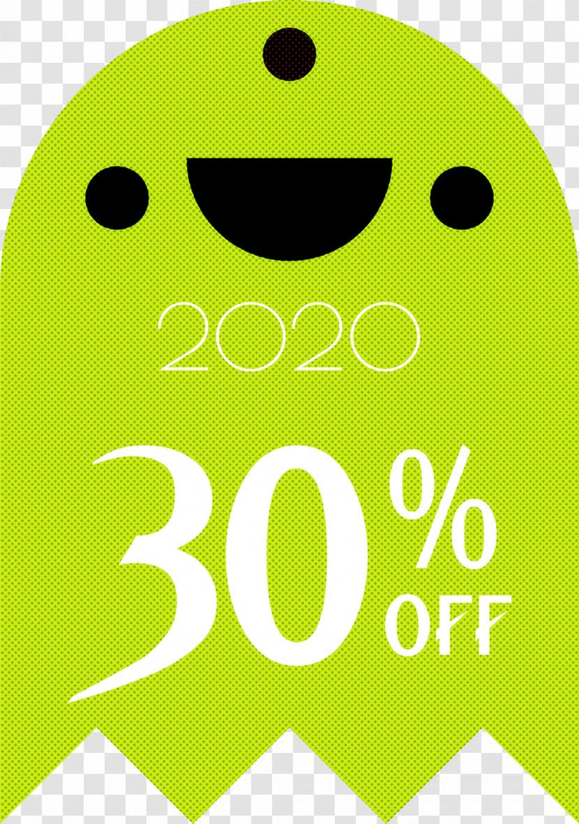 Halloween Discount 30% Off Transparent PNG