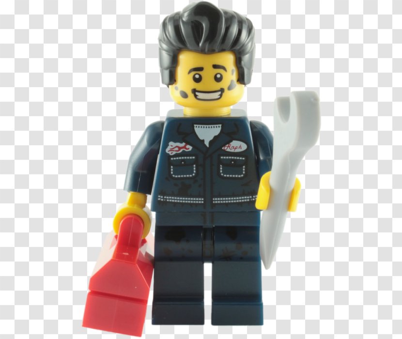 Lego Minifigures Car Mechanic - Figurine Transparent PNG