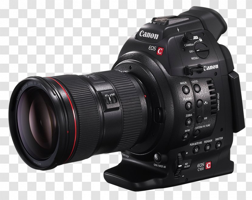 Canon EOS C100 EF Lens Mount Cinema C500 - Eos 5d Mark Ii - Photo Camera High-Quality Transparent PNG