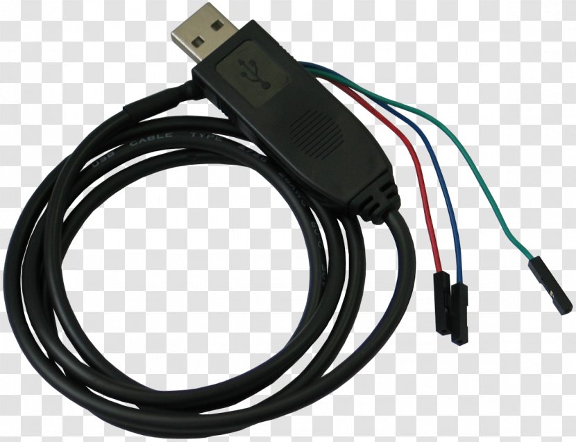 Serial Cable USB Port Electrical Wires & Pinout Transparent PNG