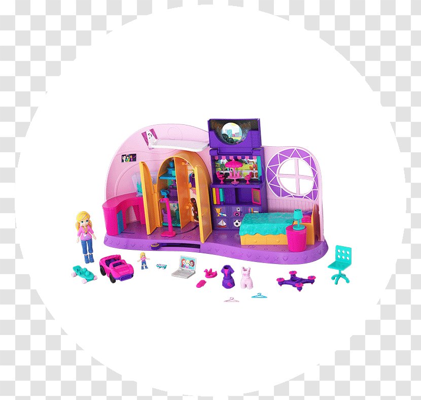 Playset Polly Pocket Mattel Toy Doll Transparent PNG