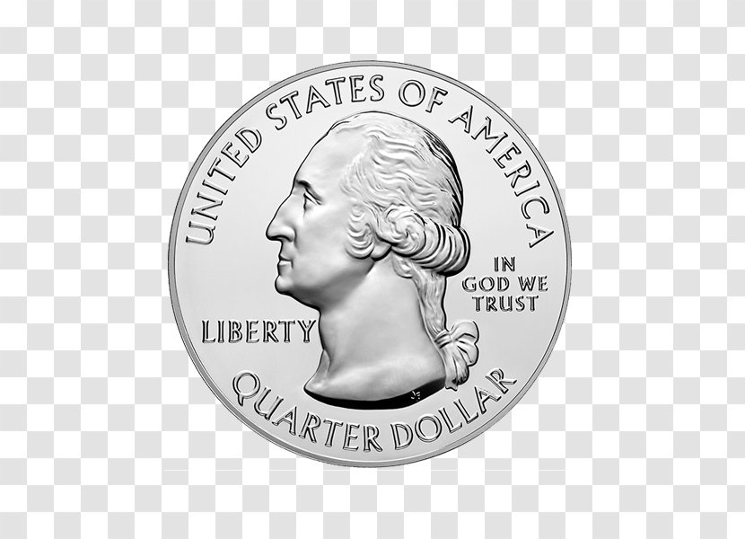United States Mint Coin Sizes Quarters! - Hail Transparent PNG