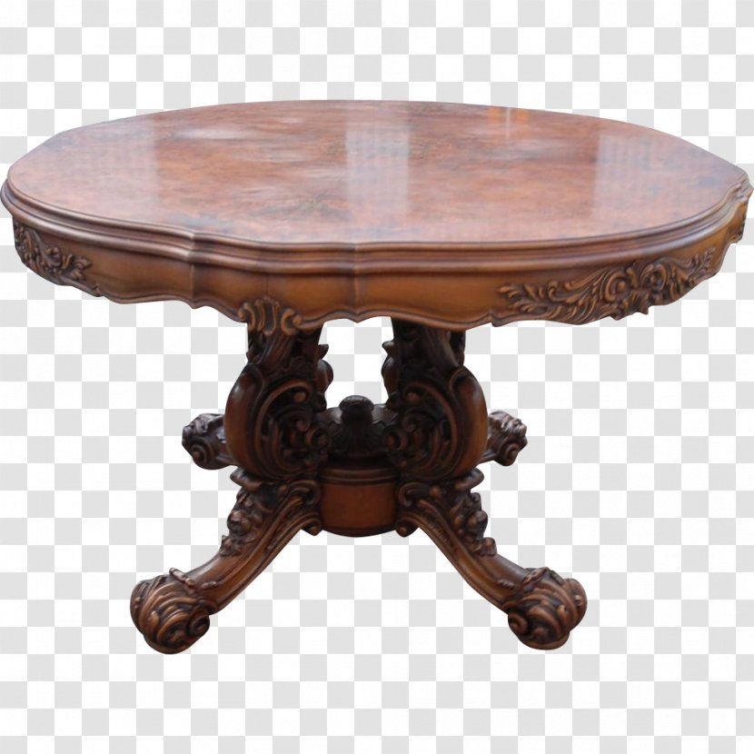 Coffee Tables Furniture Baroque Inlay - Table - Style Round Transparent PNG