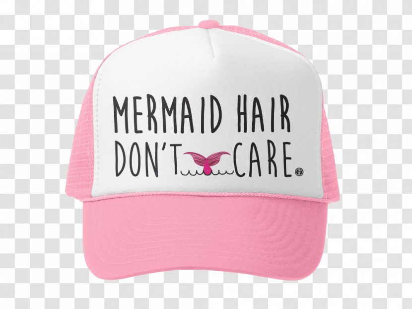 T-shirt Trucker Hat Child Cap - Mermaid Pink Transparent PNG