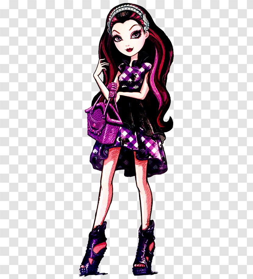 Queen Raven Ever After High Doll - Heart Transparent PNG