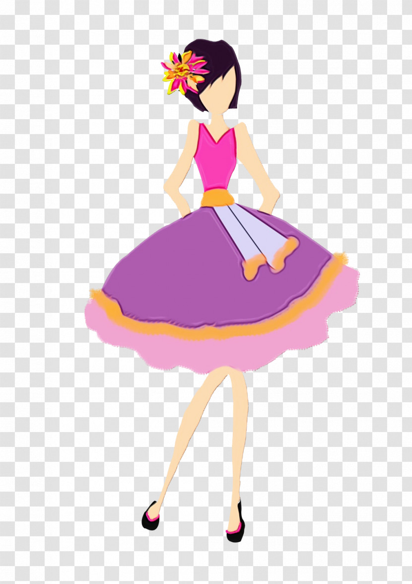 Barbie Costume Design Shoe Cartoon Dress Transparent PNG