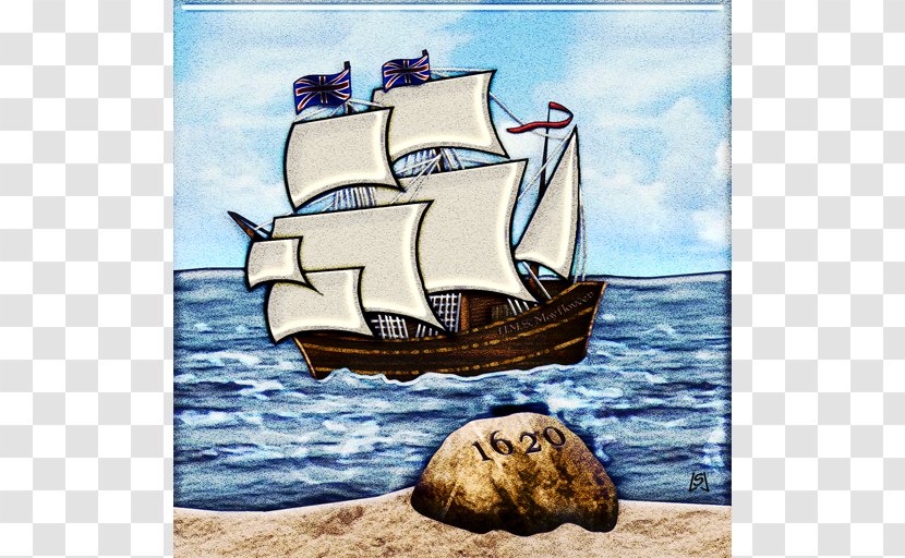 Mayflower Pilgrims Cartoon Clip Art - Isolationism Cliparts Transparent PNG