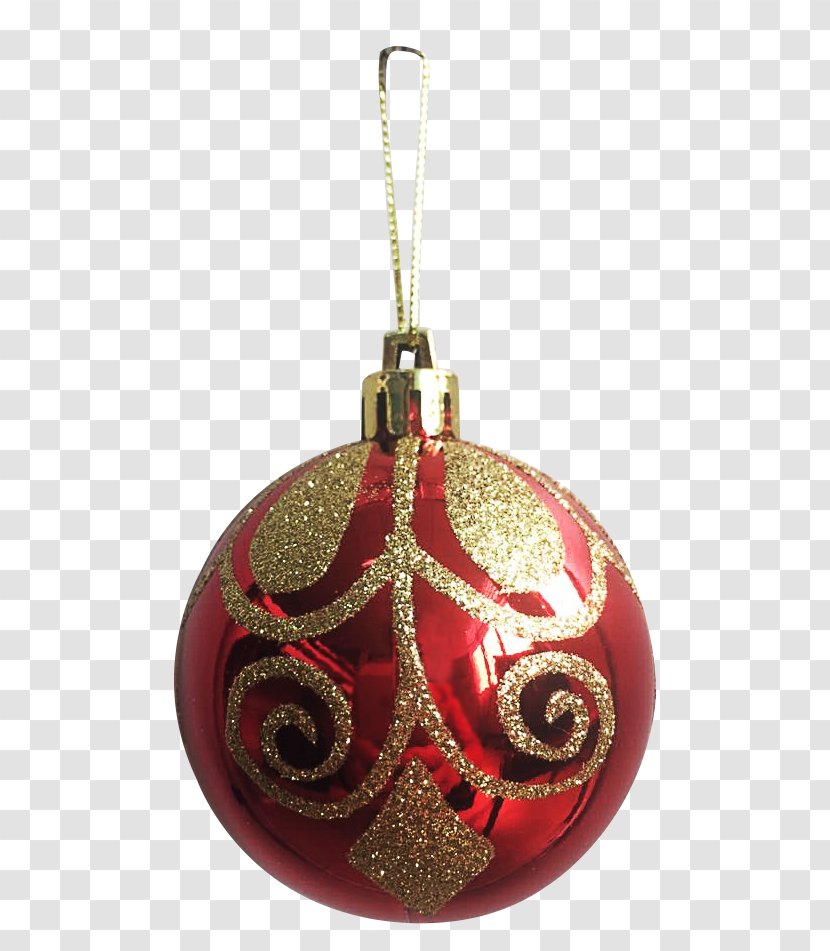 Christmas Ornament Locket Maroon - Decor Transparent PNG