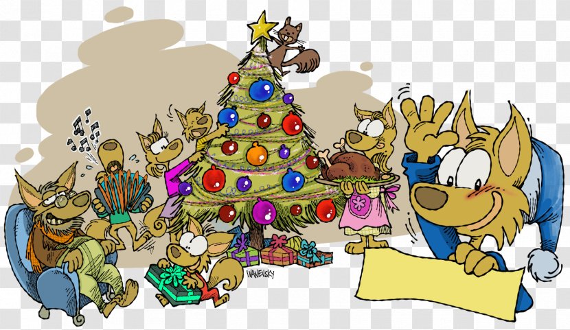 Christmas Tree Morelos Cartoon Ornament - Holiday Transparent PNG